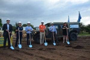 Groundbreaking headquarters